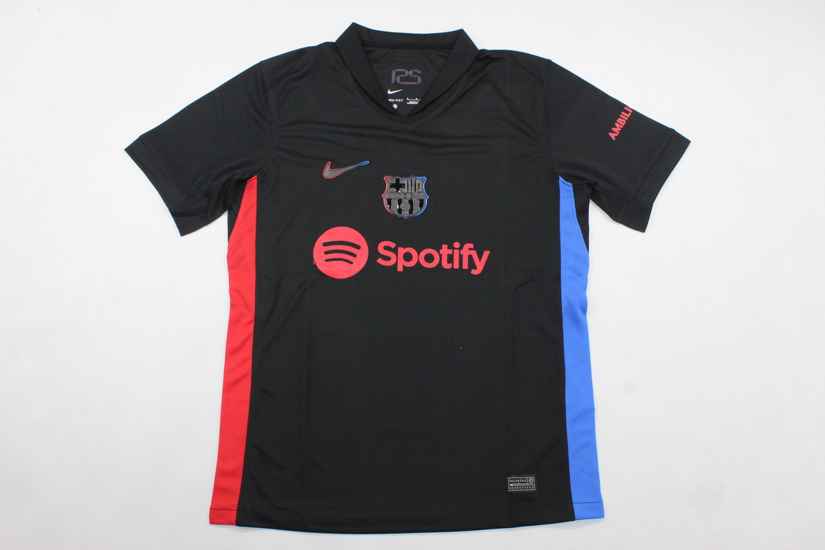 AAA Quality Barcelona 24/25 Away Black Leaked Soccer Jersey